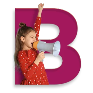 Letra B de Oratoria Boza